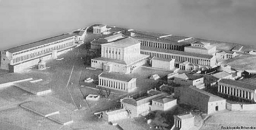 Maqueta Agora de Atenas