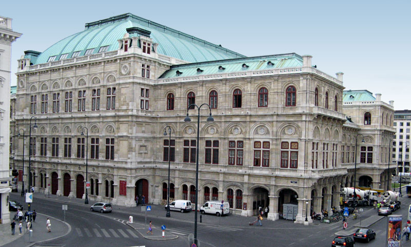 Staatsoper desde Albertina, Viena Austria