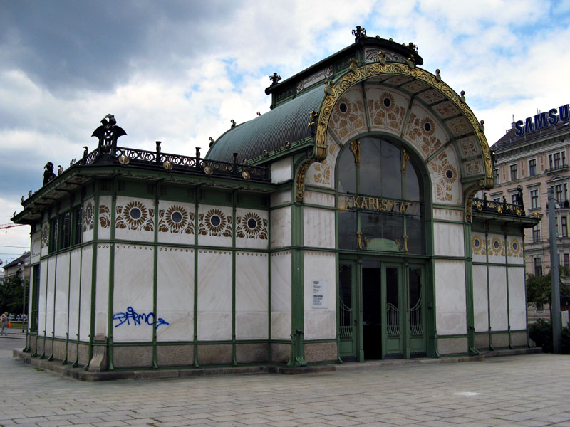 Pabellones de metro Otto Wagner Viena Austria