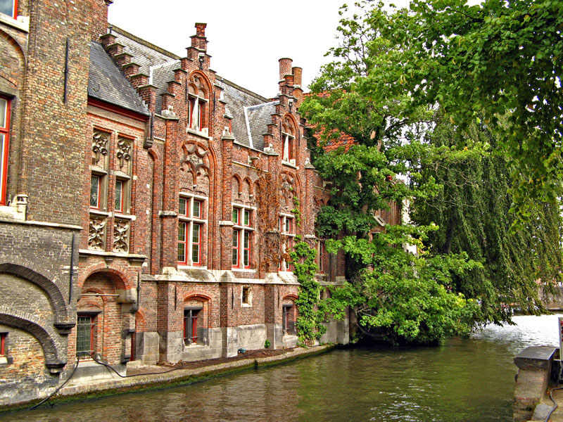 Canal en Dijver con Nieuwstraat