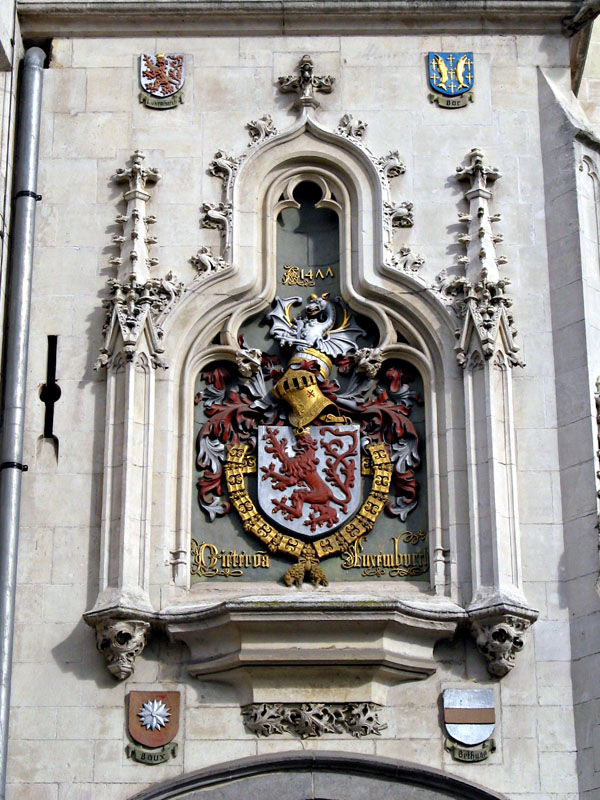 Detalle del viejo edifico de aduanas, Brujas