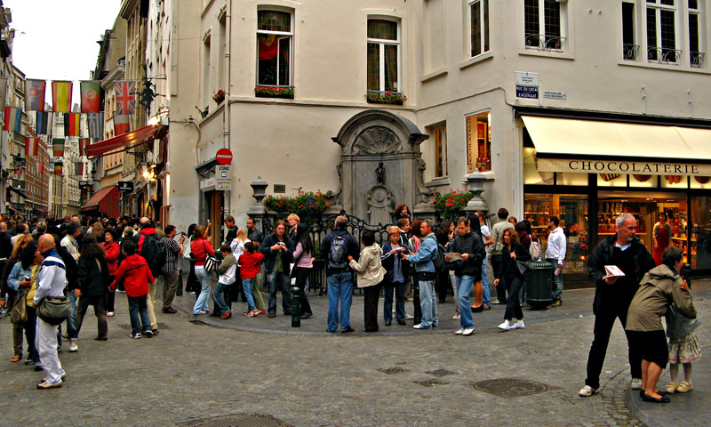 Cruce del Manneken Pis