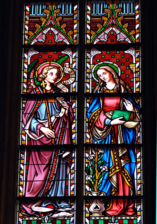 Vidriera en Notre Dame du Sablon