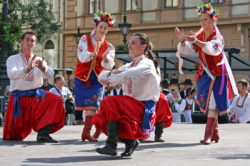 Bailes regionales rusos. Encuentro juvenil internacional Budapest 2009