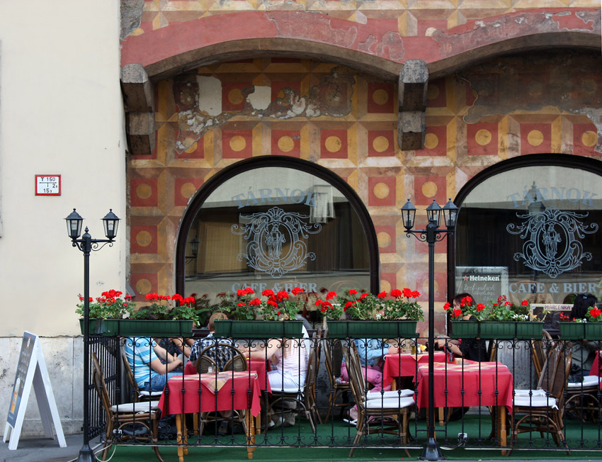 Caf&eacute; Tarnok, Distrito del Castillo. Budapest
