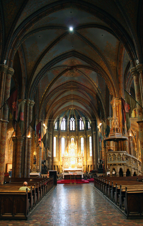 Interior de la Iglesia de Mat&iacute;as, Budapest