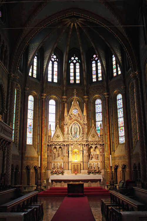 Altar Mayor de la Iglesia de Mat&iacute;as, Budapest