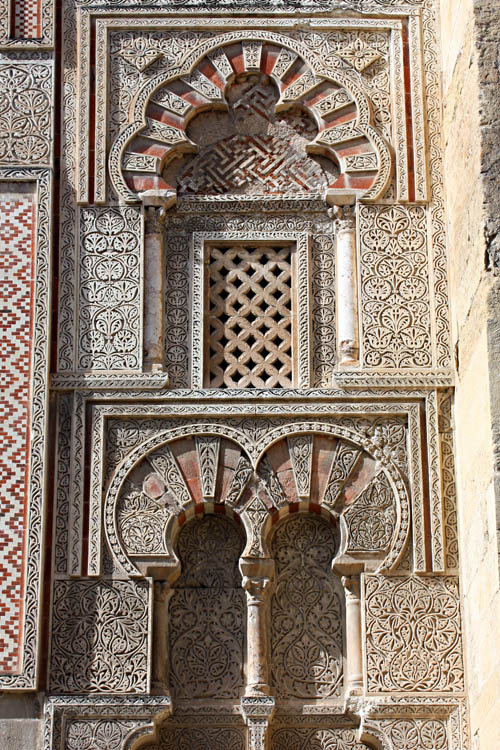 Ventanas con arcos arte musulm&aacute;n, Mezquita de C&oacute;rdoba