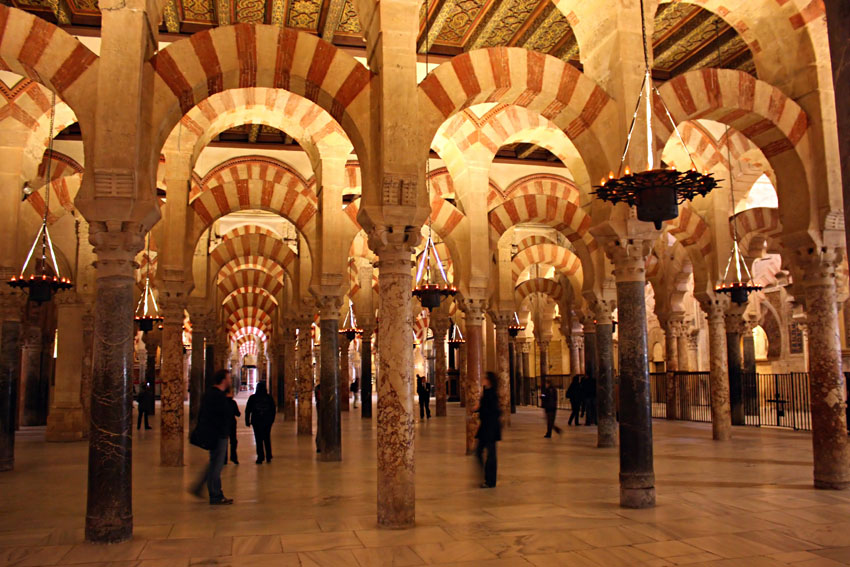 Columnas de la Mezquita de C&oacute;rdoba