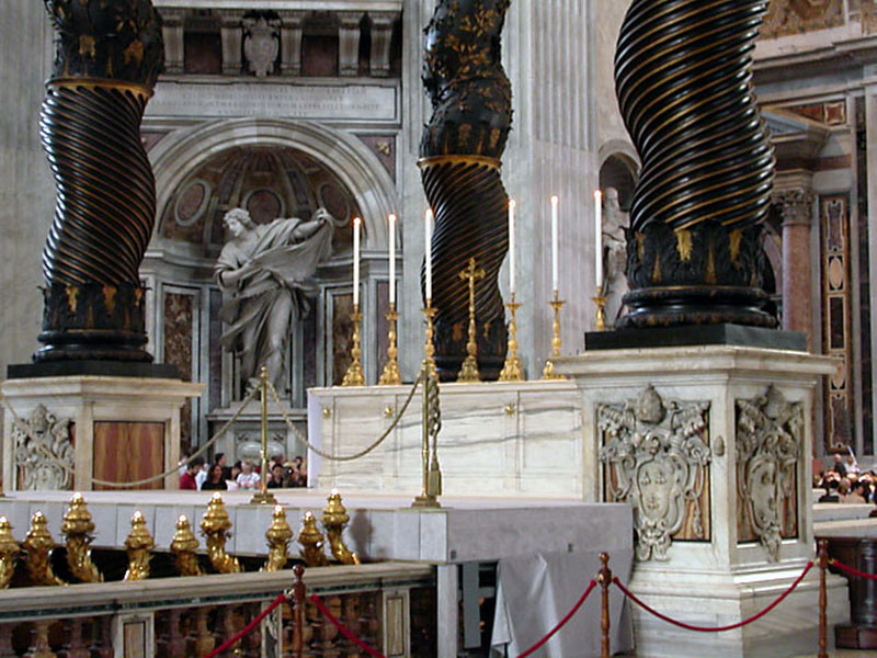 Altar Bas&iacute;lica de San Pedro