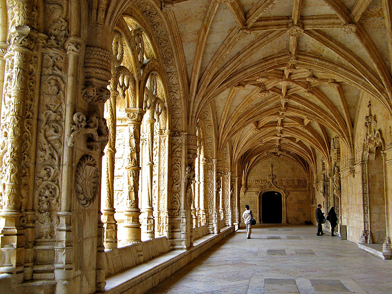 Claustro del Monasterio de los Jer&oacute;nimos. Bel&eacute;m, Lisboa