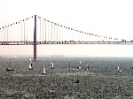 Puente 25 de Abril desde Bel&eacute;m