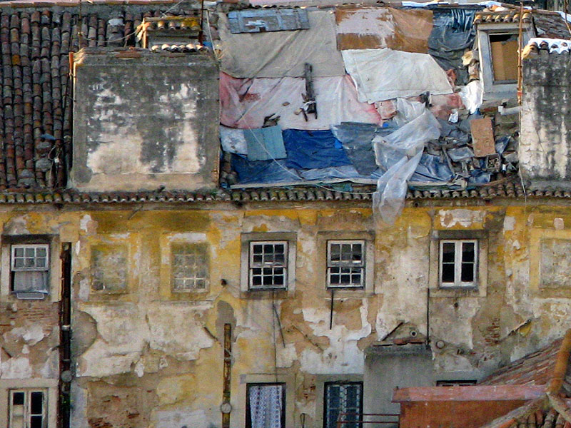 Casa en ruinas. Lisboa