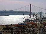 Puente 25 abril desde mirador Gra�a