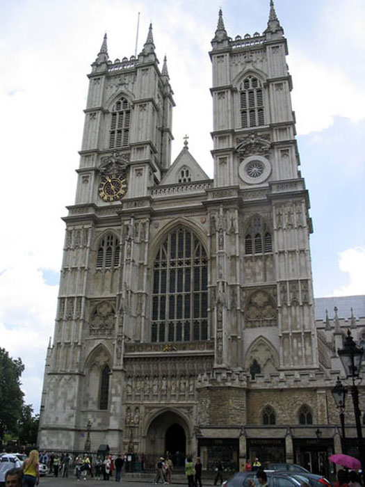 Fachada de la Abad�a de Westminster, Londres