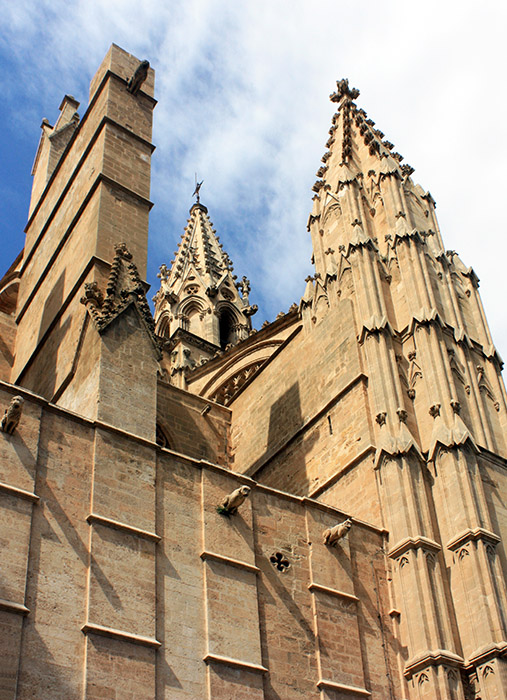 Torres de la catedral de Palma de Mallorca