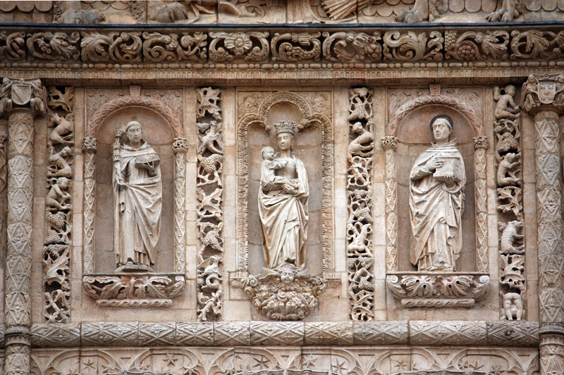 Fachada de la iglesia de San Pablo. Valladolid