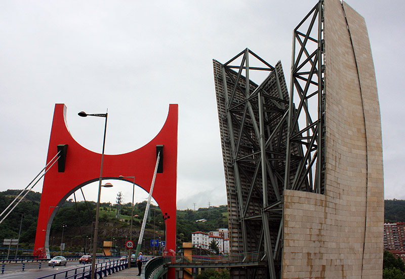 La Salve bridge estuary of Bilbao